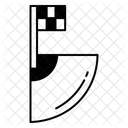 Corner Flag Flag Football Icon