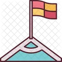 Corner Flag Football Soccer Icon