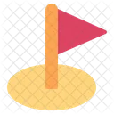 Corner Flag Flag Football Icon