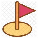 Corner Flag Flag Football Icon