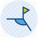 Corner Flag Flag Football Icon