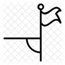 Football Flag Ground Flag Soccer Flag Icon