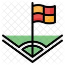Corner flag  Icon