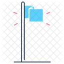 Corner Flag Flag Football Icon