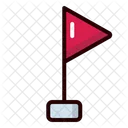 Corner Flags Football Icon