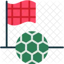 Corner Flag Football Icon