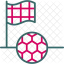 Corner Flag Football Icon