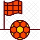 Corner Flag Football Icon