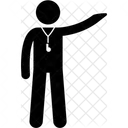 Corner Kick Football Referee Icon