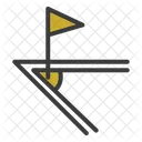 Corner Kick Football Soccer Icon