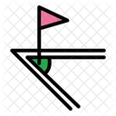 Corner Kick Football Soccer Icon