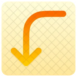 Corner-left-down  Icon