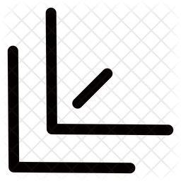 Corner Left Down Arrow Icon
