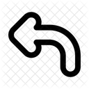 Corner Left Uparrow Navigation Navigate Icon