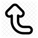 Corner Left Uparrow Navigation Navigate Icon
