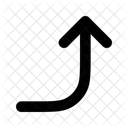Corner Right Up Icon