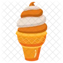 Cornet De Glace Cornet De Creme Glace Icône