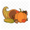 Cornucopia Thanksgiving Food Icon
