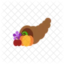 Cornucopia Thanksgiving Food Icon