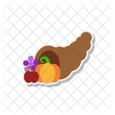 Cornucopia Thanksgiving Food Icon