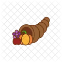 Cornucopia Thanksgiving Food Icon