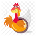 Turkey Cartoon Turkey Stickers Cute Turkey Icon