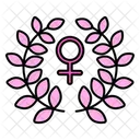 Coroa do dia da mulher  Ícone