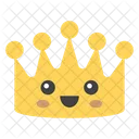 Emoji De Coroa Cocar Ornamental Coroa Sorridente Icon