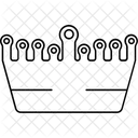 Coroa numerosos dentes  Ícone