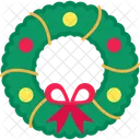Corona Decoracion Navidad Icono