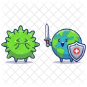 Corona Attack  Icon