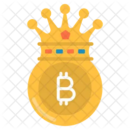 Corona bitcoin  Icono