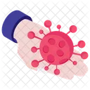 Corona Care Microbe Care Virus Safety Icon