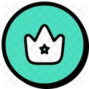 Corona Estrella Estrella Rey Icono