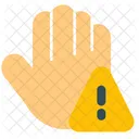 Corona Hand Alert  Icon