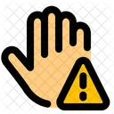 Corona Hand Alert  Icon