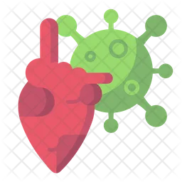 Corona Heart  Icon