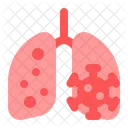 Corona In Lungs  Icon