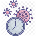Corona Infection Time  Icon
