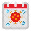 Corona Virus Calendar Icon