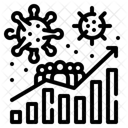 Corona Patient Graph  Icon