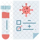 Corona Test Report  Icon