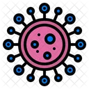 Virus Cell Life Biology Microorganism Icon