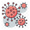 Corona Virus Covid Bacteria Icon