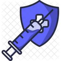 Vaccine Protection Shield  Icon