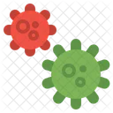 Bacteria Cell Coronavirus Icon