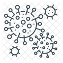 Corona Virus Covid Bakterien Symbol