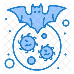 코로나바이러스 박쥐  아이콘