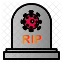 Covid Dead Graveyard Icon