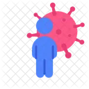 Covid Pandemic Danger Icon